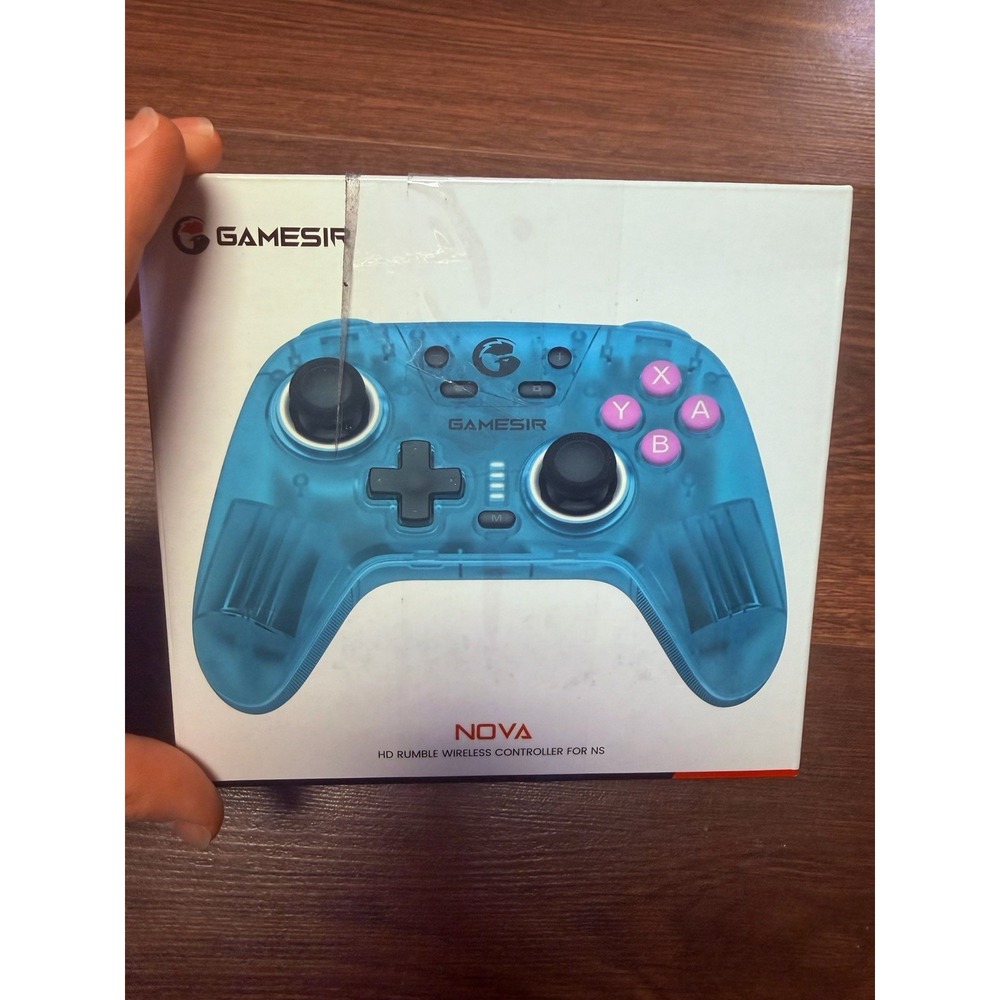 GameSir Nova HD Rumble Wireless Controller for Nintendo Switch Neon Teal Version